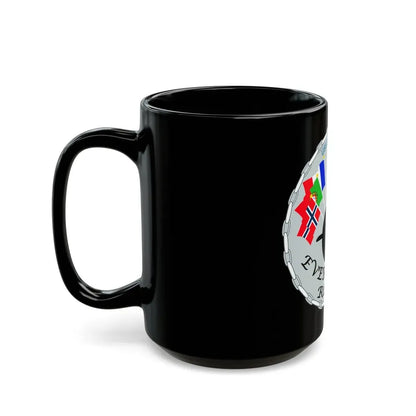 USS Springfield Everybody Rows (U.S. Navy) Black Coffee Mug - Go Mug Yourself