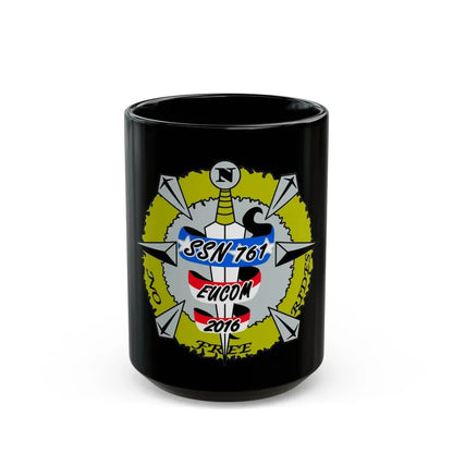 USS Springfield SSN 761 (U.S. Navy) Black Coffee Mug 15oz - Go Mug Yourself