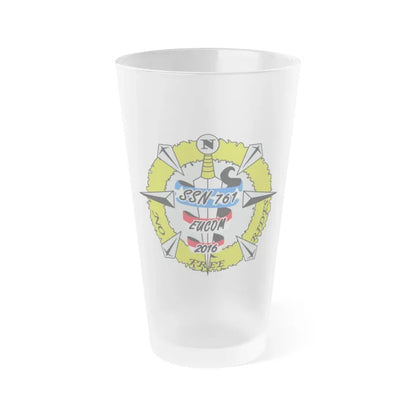 USS Springfield SSN 761 (U.S. Navy) Frosted Pint Glass 16oz Default Title - Go Mug Yourself