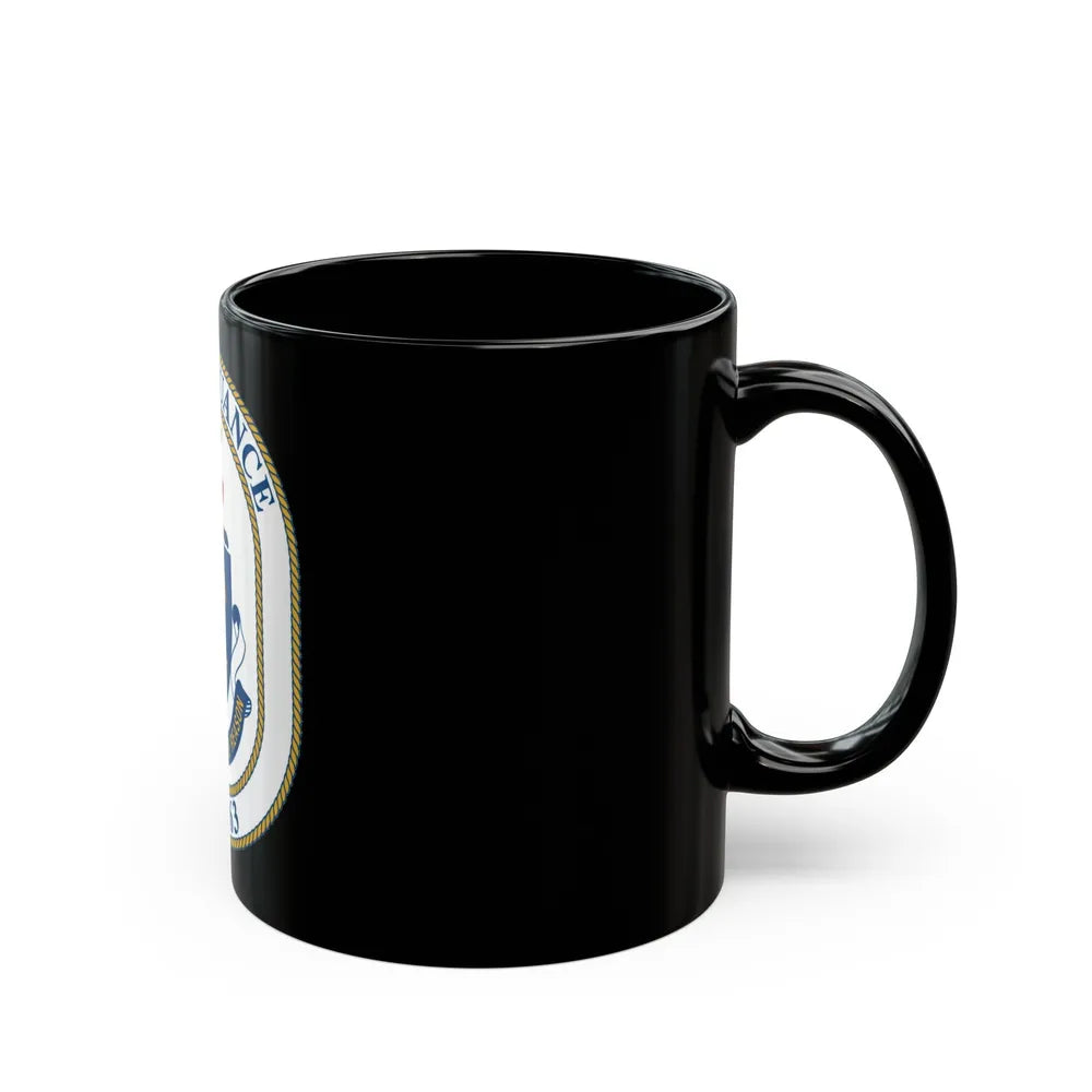 USS Spruance DD 963 (U.S. Navy) Black Coffee Mug-Go Mug Yourself