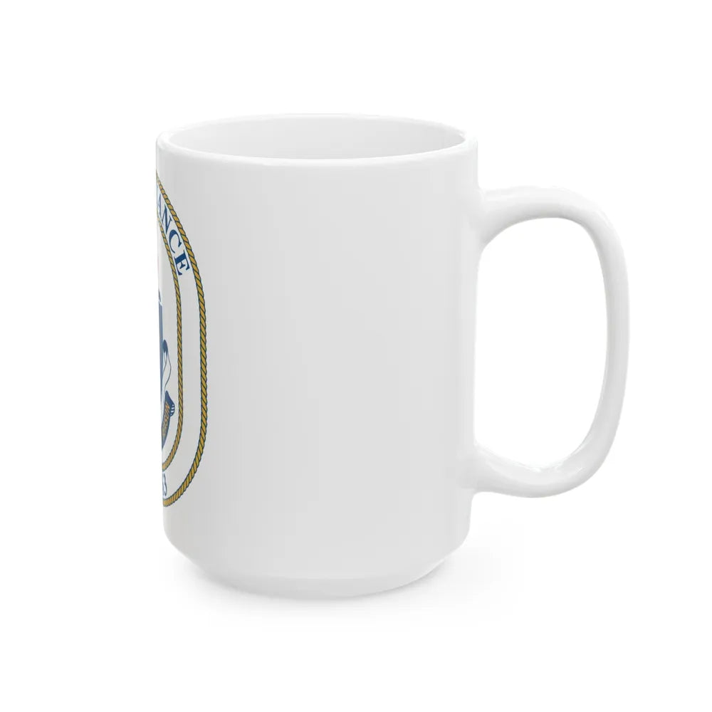 USS Spruance DD 963 (U.S. Navy) White Coffee Mug-Go Mug Yourself