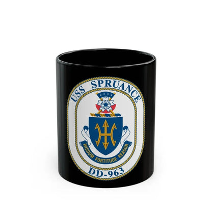 USS Spruance DD 963 (U.S. Navy) Black Coffee Mug 11oz - Go Mug Yourself