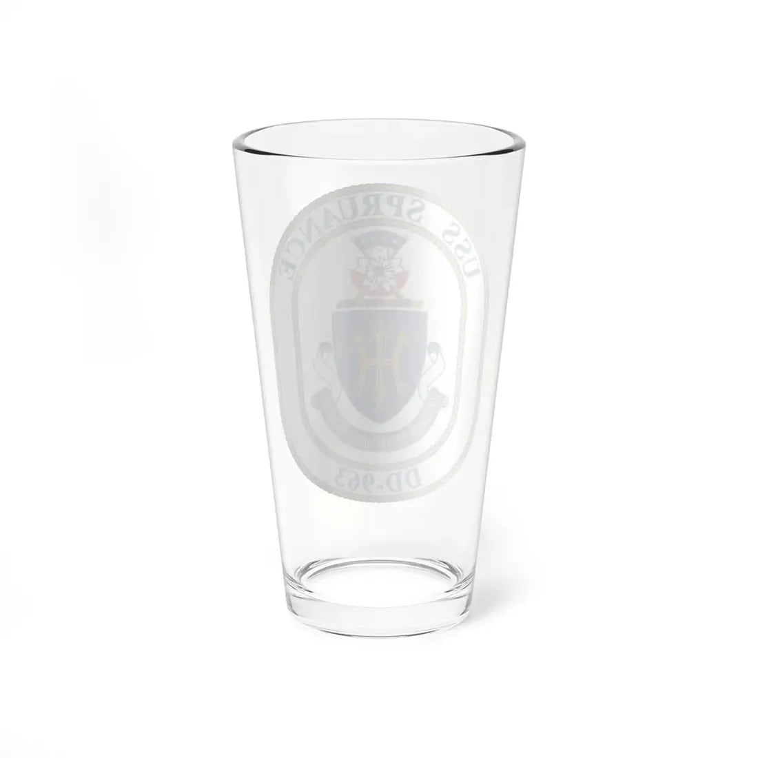 USS Spruance DD 963 (U.S. Navy) Pint Glass 16oz - Go Mug Yourself