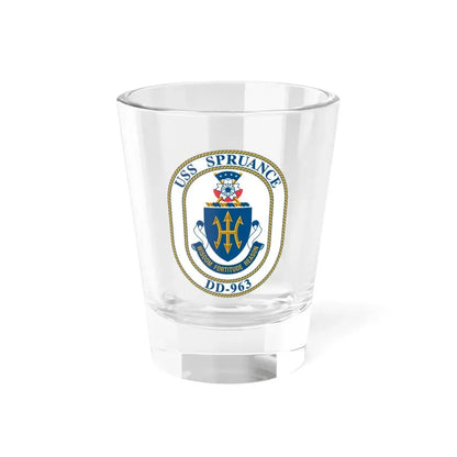 USS Spruance DD 963 (U.S. Navy) Shot Glass 1.5oz 1.5oz - Go Mug Yourself