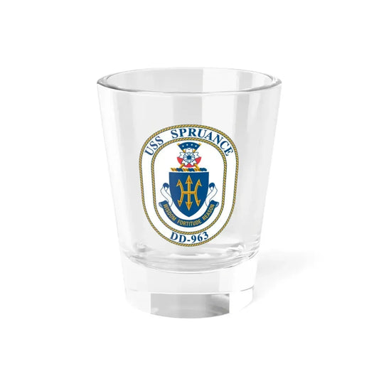 USS Spruance DD 963 (U.S. Navy) Shot Glass 1.5oz 1.5oz - Go Mug Yourself