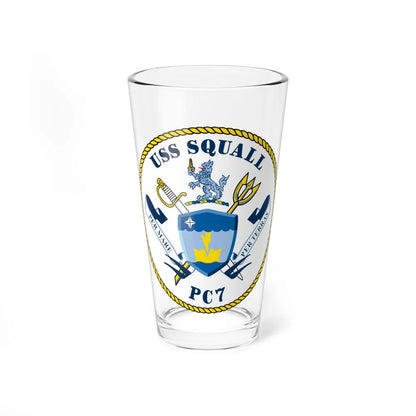 USS Squall PC7 (U.S. Navy) Pint Glass 16oz-16oz-Go Mug Yourself