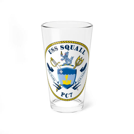 USS Squall PC7 (U.S. Navy) Pint Glass 16oz-16oz-Go Mug Yourself