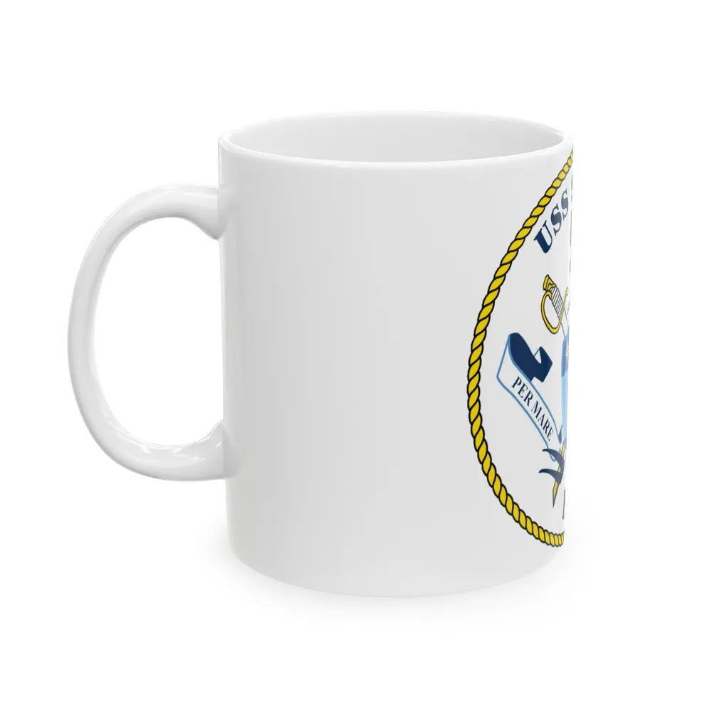 USS Squall PC7 (U.S. Navy) White Coffee Mug-Go Mug Yourself