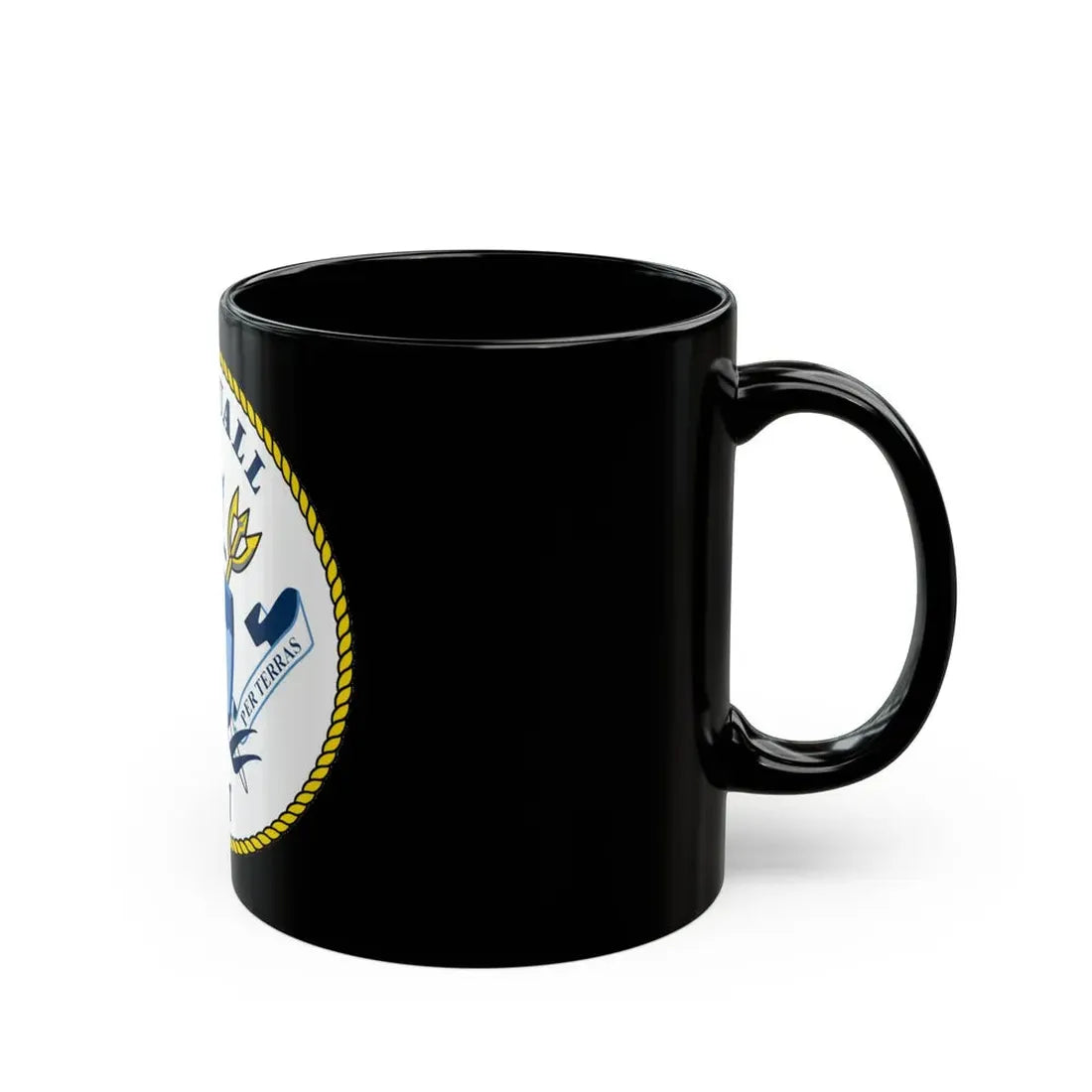 USS Squall PC7 (U.S. Navy) Black Coffee Mug - Go Mug Yourself