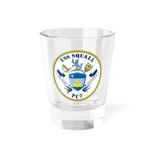USS Squall PC7 (U.S. Navy) Shot Glass 1.5oz 1.5oz - Go Mug Yourself