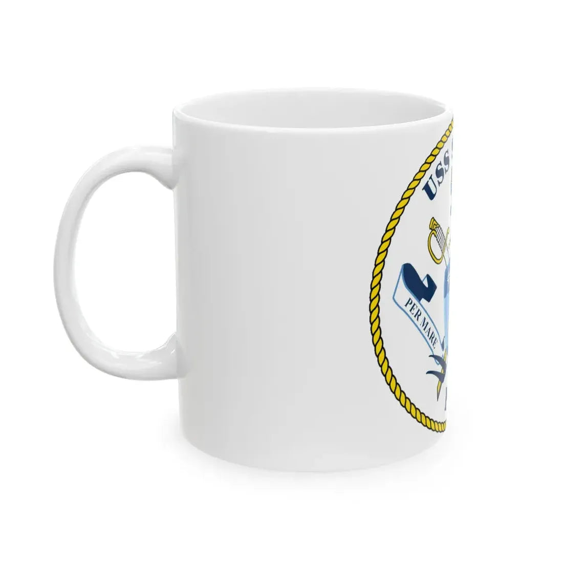 USS Squall PC7 (U.S. Navy) White Coffee Mug - Go Mug Yourself