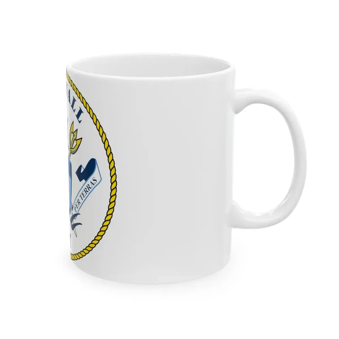 USS Squall PC7 (U.S. Navy) White Coffee Mug - Go Mug Yourself
