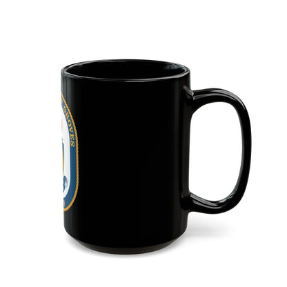 USS Stephen W Groves (U.S. Navy) Black Coffee Mug-Go Mug Yourself