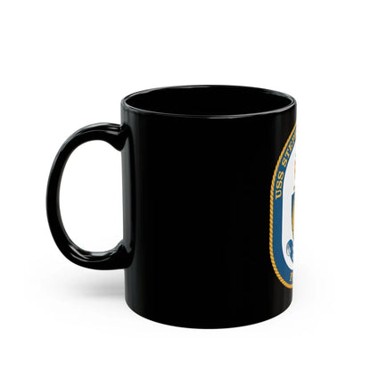 USS Stephen W Groves (U.S. Navy) Black Coffee Mug-Go Mug Yourself