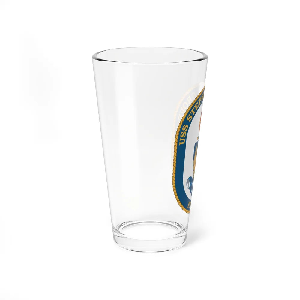 USS Stephen W Groves (U.S. Navy) Pint Glass 16oz-Go Mug Yourself