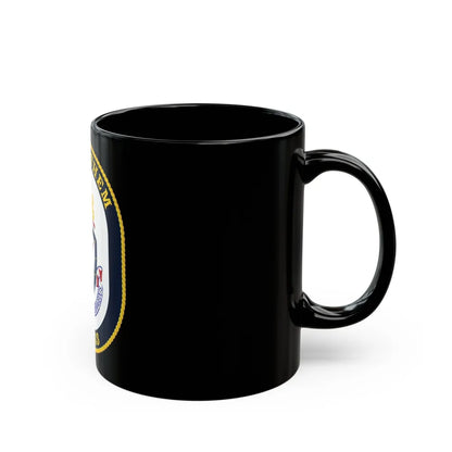 USS Stethem DDG 63 Crest (U.S. Navy) Black Coffee Mug-Go Mug Yourself