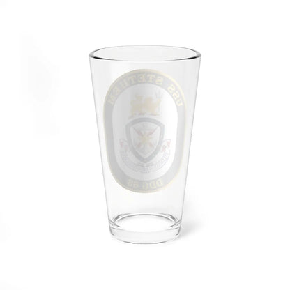 USS Stethem DDG 63 Crest (U.S. Navy) Pint Glass 16oz-Go Mug Yourself