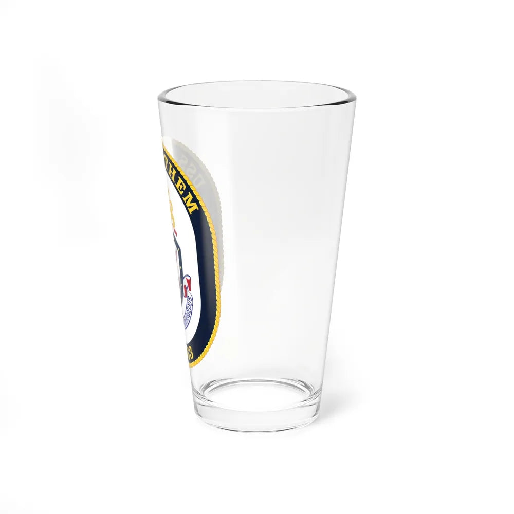 USS Stethem DDG 63 Crest (U.S. Navy) Pint Glass 16oz-Go Mug Yourself