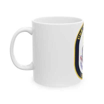 USS Stethem DDG 63 Crest (U.S. Navy) White Coffee Mug-Go Mug Yourself