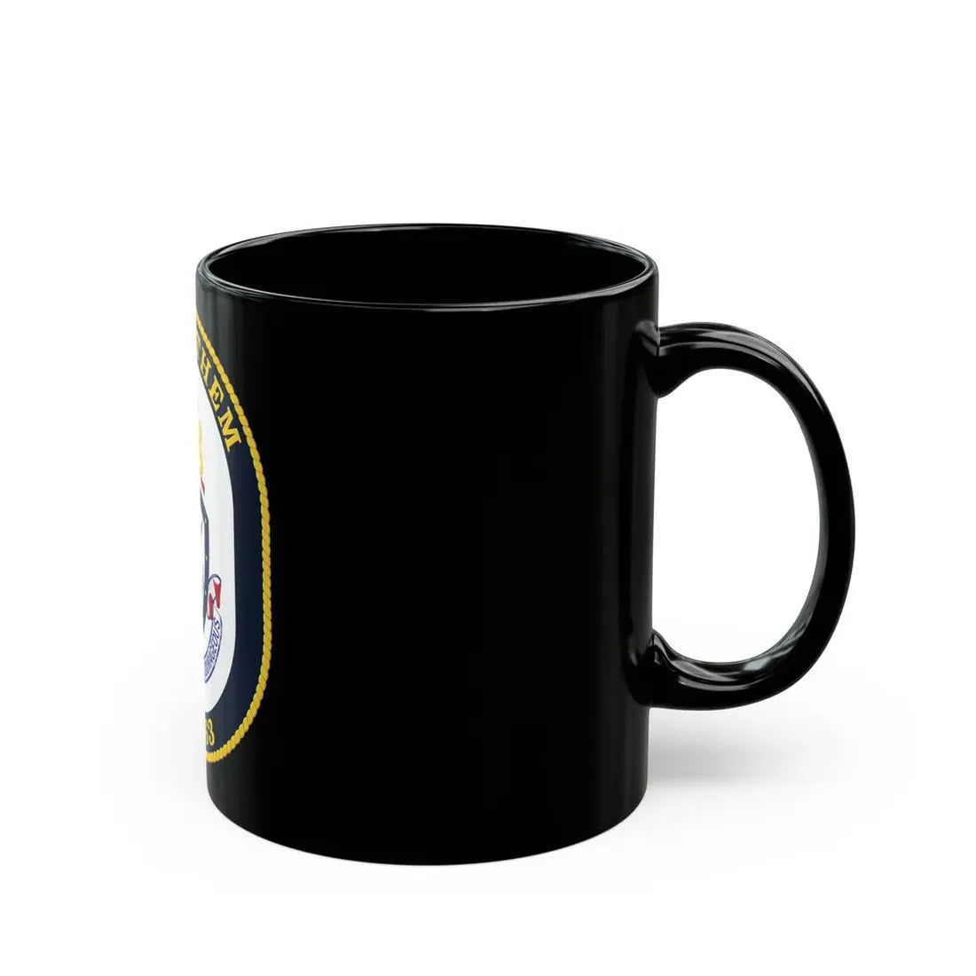 USS Stethem DDG 63 Crest (U.S. Navy) Black Coffee Mug - Go Mug Yourself