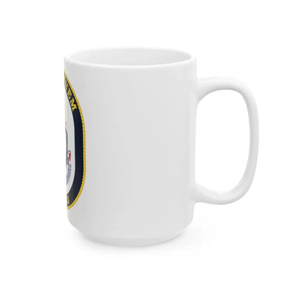 USS Stethem DDG 63 Crest (U.S. Navy) White Coffee Mug - Go Mug Yourself