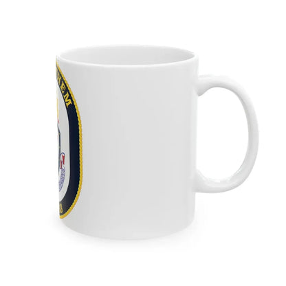 USS Stethem DDG 63 Crest (U.S. Navy) White Coffee Mug - Go Mug Yourself