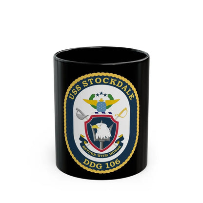 USS Stockdale COA (U.S. Navy) Black Coffee Mug-11oz-Go Mug Yourself