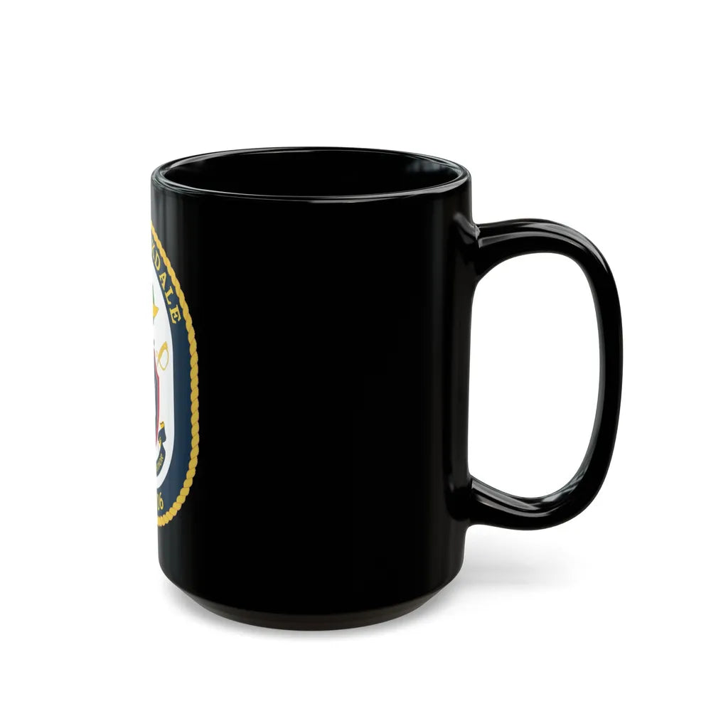 USS Stockdale COA (U.S. Navy) Black Coffee Mug-Go Mug Yourself