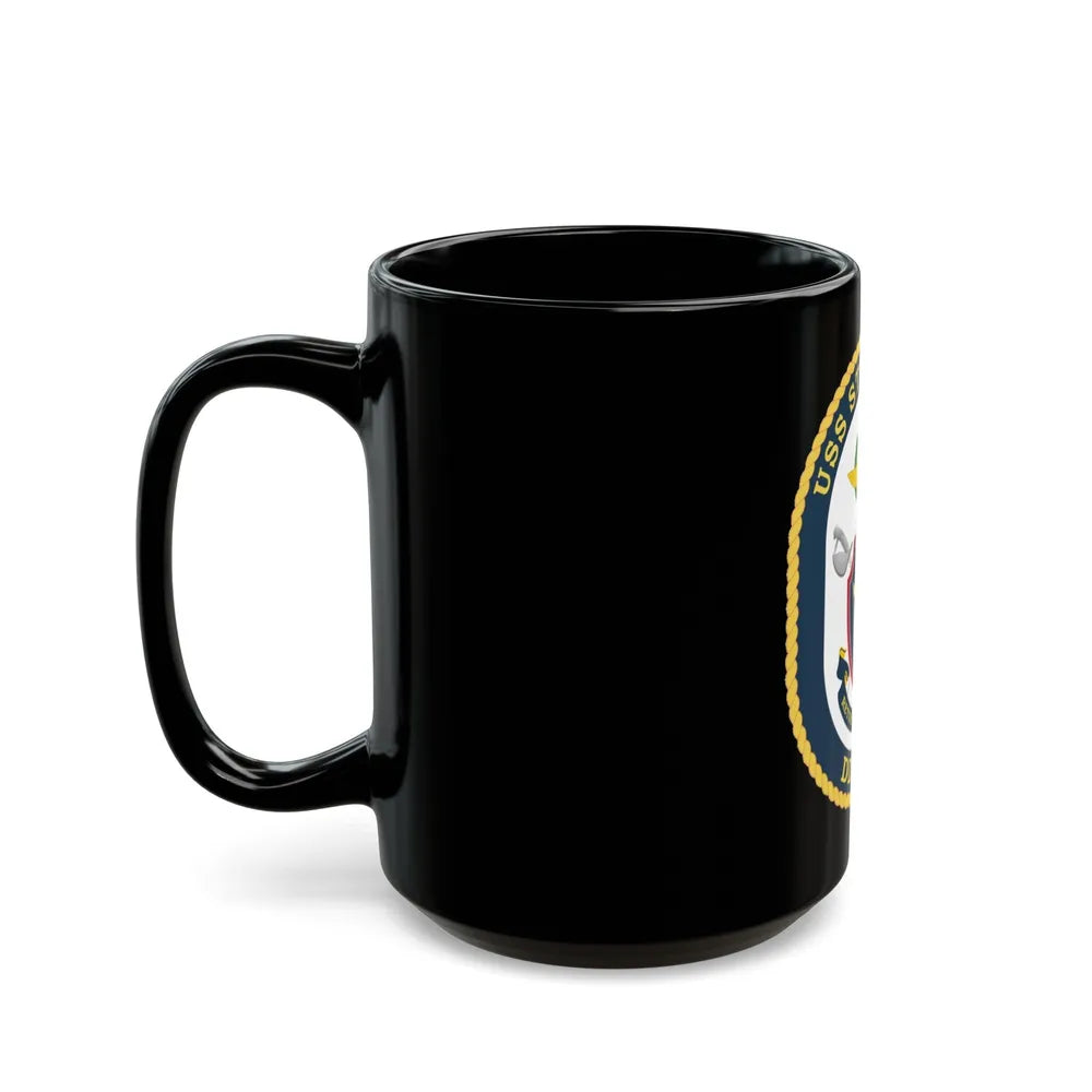 USS Stockdale COA (U.S. Navy) Black Coffee Mug-Go Mug Yourself