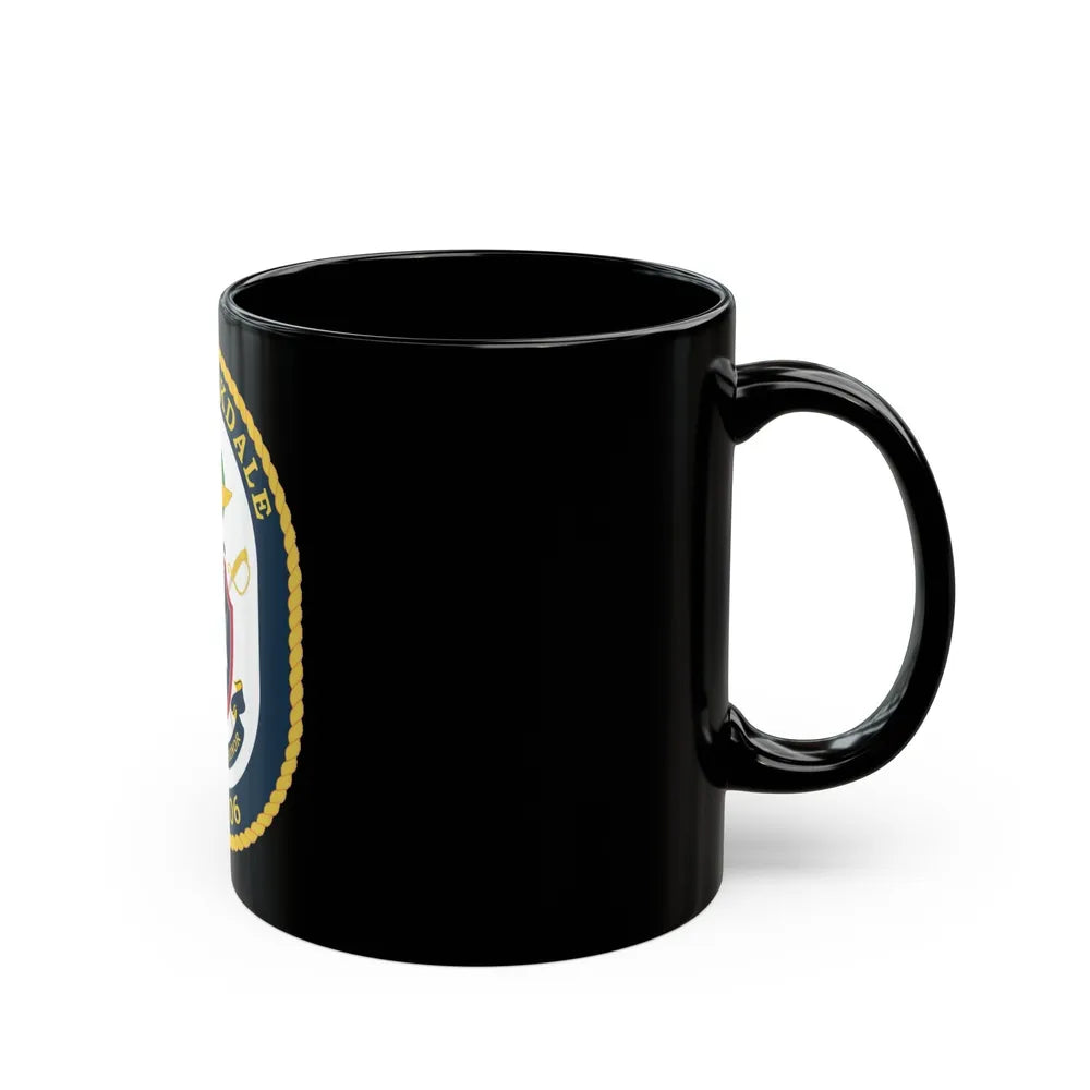 USS Stockdale COA (U.S. Navy) Black Coffee Mug-Go Mug Yourself