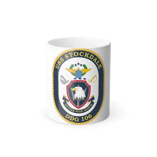USS Stockdale COA (U.S. Navy) Color Changing Mug 11oz-11oz-Go Mug Yourself
