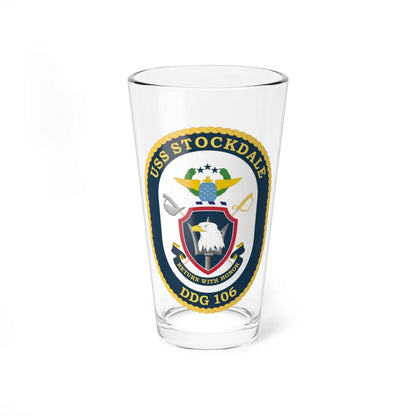 USS Stockdale COA (U.S. Navy) Pint Glass 16oz-16oz-Go Mug Yourself