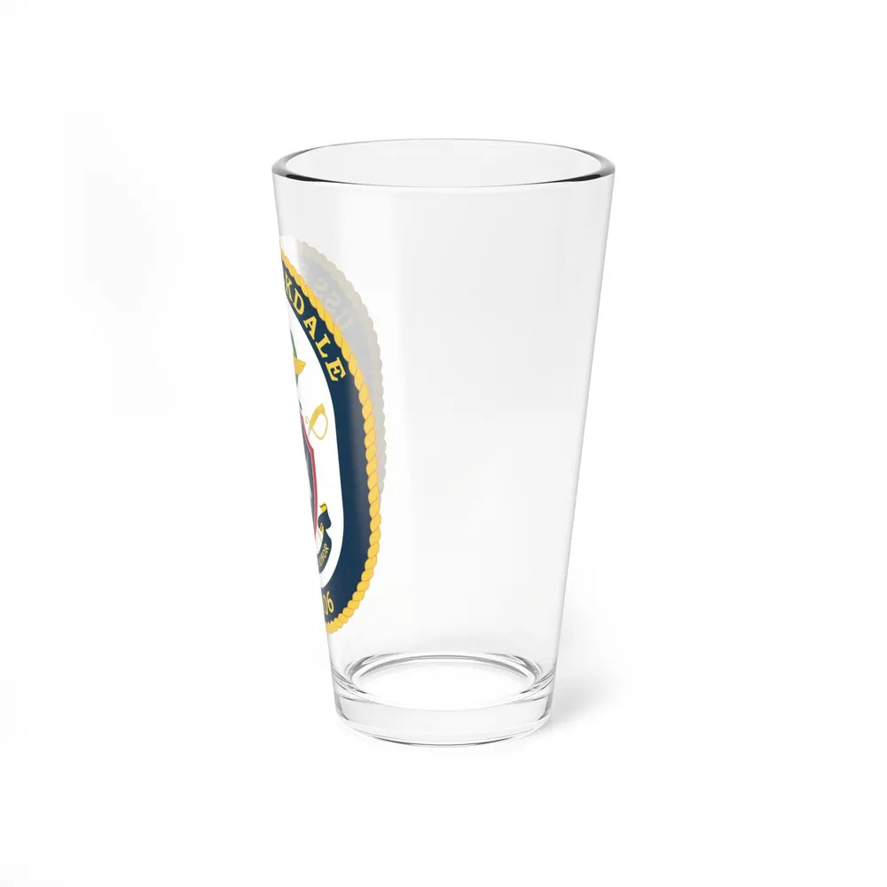 USS Stockdale COA (U.S. Navy) Pint Glass 16oz-Go Mug Yourself