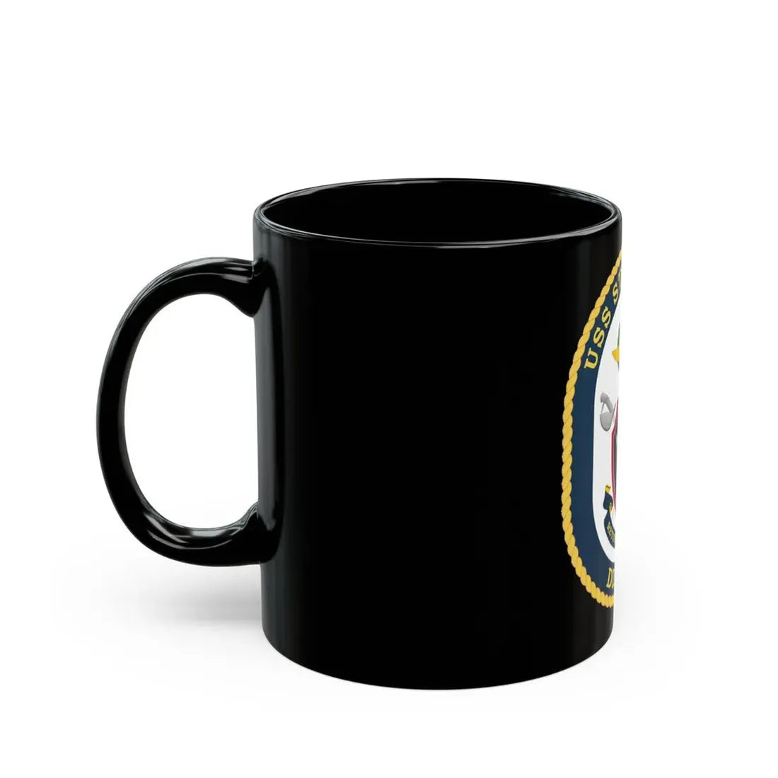 USS Stockdale COA (U.S. Navy) Black Coffee Mug - Go Mug Yourself