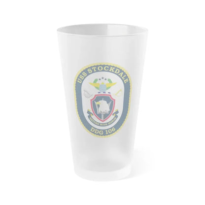 USS Stockdale COA (U.S. Navy) Frosted Pint Glass 16oz Default Title - Go Mug Yourself