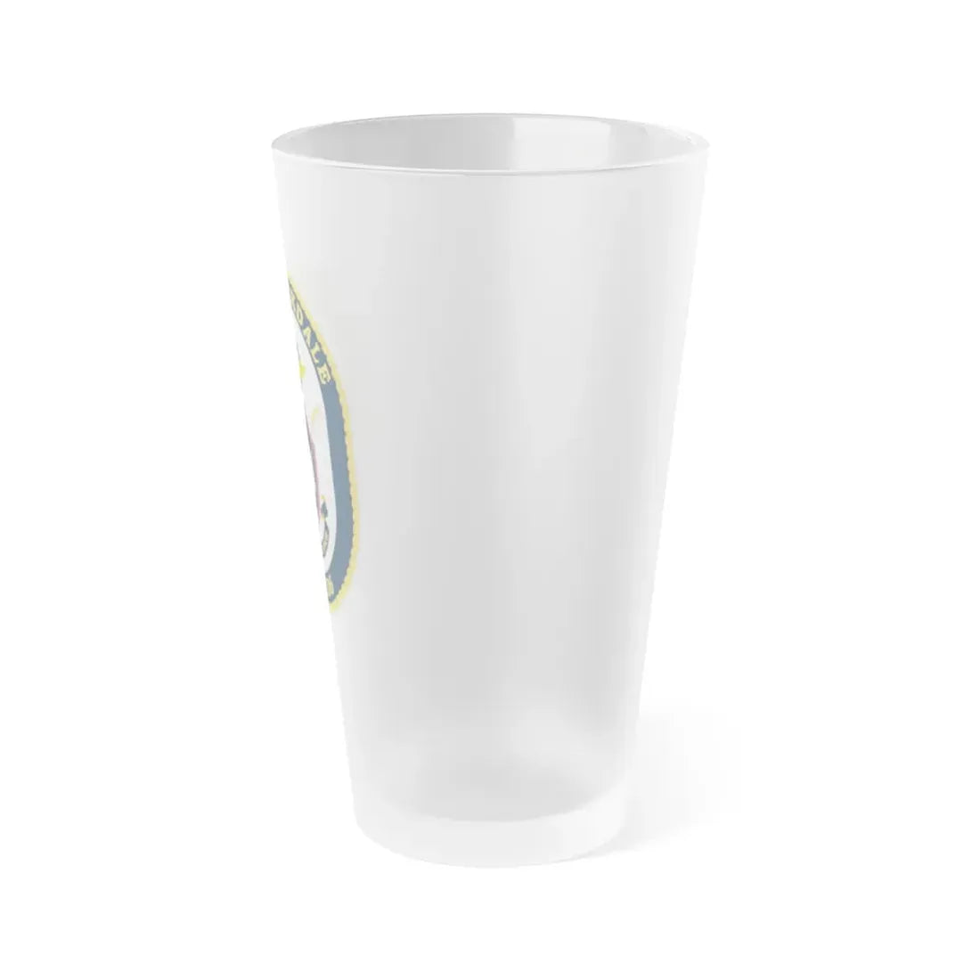 USS Stockdale COA (U.S. Navy) Frosted Pint Glass 16oz - Go Mug Yourself