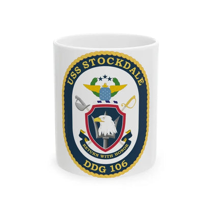 USS Stockdale COA (U.S. Navy) White Coffee Mug 11oz - Go Mug Yourself