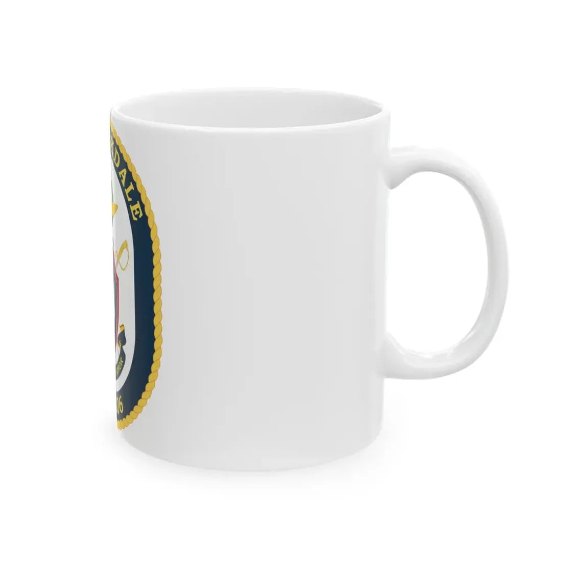 USS Stockdale COA (U.S. Navy) White Coffee Mug - Go Mug Yourself