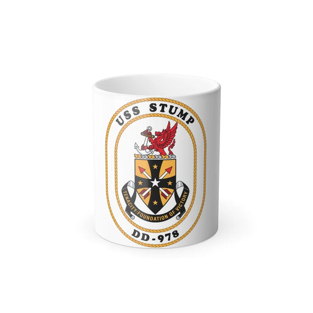 USS Stump DD 978 (U.S. Navy) Color Changing Mug 11oz-11oz-Go Mug Yourself