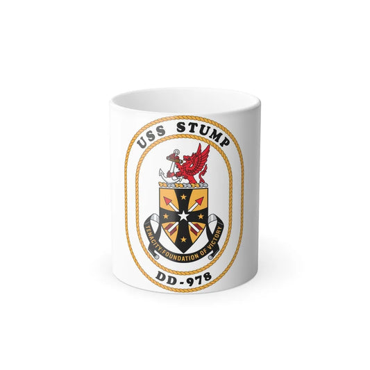 USS Stump DD 978 (U.S. Navy) Color Changing Mug 11oz-11oz-Go Mug Yourself