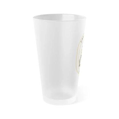 USS Stump DD 978 (U.S. Navy) Frosted Pint Glass 16oz - Go Mug Yourself