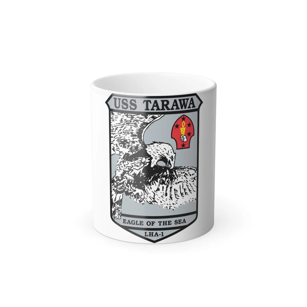 USS Tarawa Eagle Of The Sea LHA 1 BIN 1224 (U.S. Navy) Color Changing Mug 11oz-11oz-Go Mug Yourself