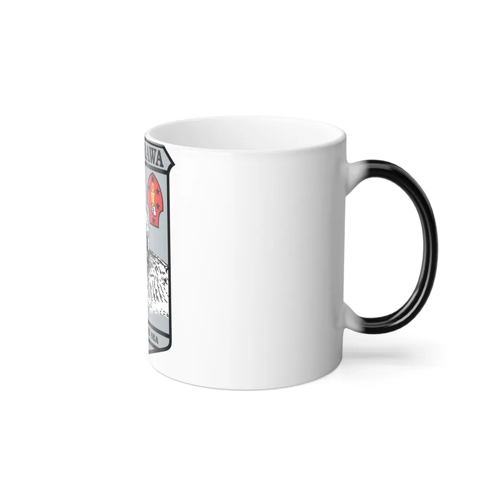USS Tarawa Eagle Of The Sea LHA 1 BIN 1224 (U.S. Navy) Color Changing Mug 11oz-Go Mug Yourself