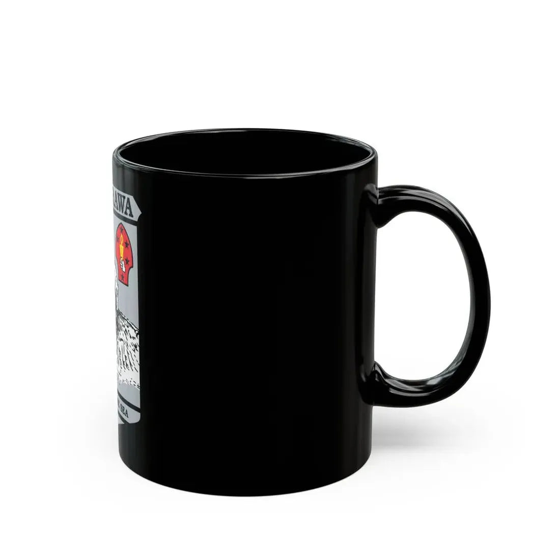 USS Tarawa Eagle Of The Sea LHA 1 BIN 1224 (U.S. Navy) Black Coffee Mug - Go Mug Yourself