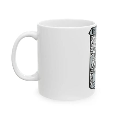USS Tarawa Eagle Of The Sea LHA 1 BIN 1224 (U.S. Navy) White Coffee Mug - Go Mug Yourself