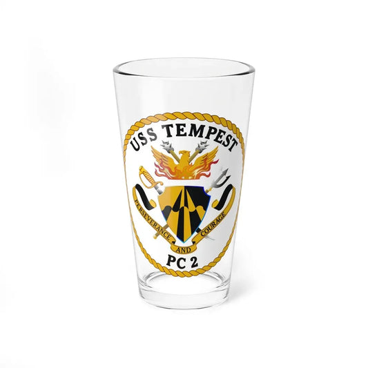 USS Tempest PC 2 (U.S. Navy) Pint Glass 16oz 16oz - Go Mug Yourself