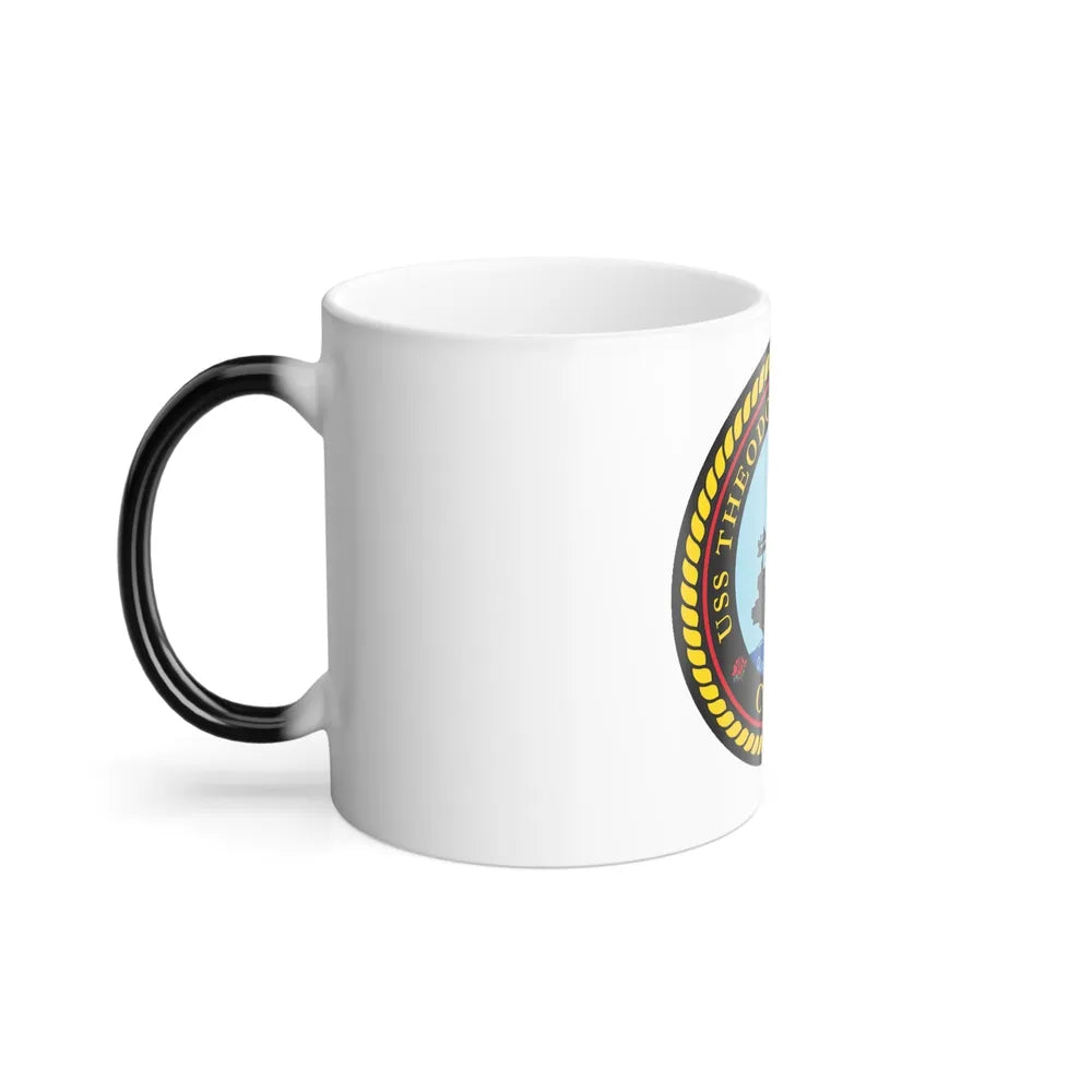 USS Theodore Roosevelt (U.S. Navy) Color Changing Mug 11oz-Go Mug Yourself
