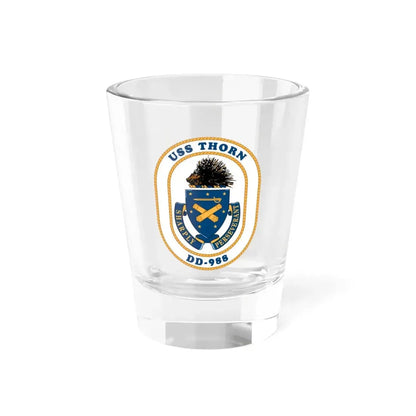 USS Thorn DD 988 v2 (U.S. Navy) Shot Glass 1.5oz 1.5oz - Go Mug Yourself