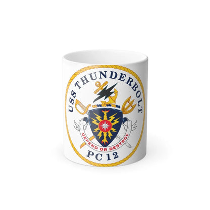 USS Thunderbolt PC 12 (U.S. Navy) Color Changing Mug 11oz-11oz-Go Mug Yourself