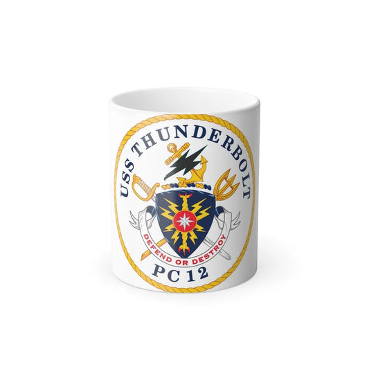 USS Thunderbolt PC 12 (U.S. Navy) Color Changing Mug 11oz-11oz-Go Mug Yourself